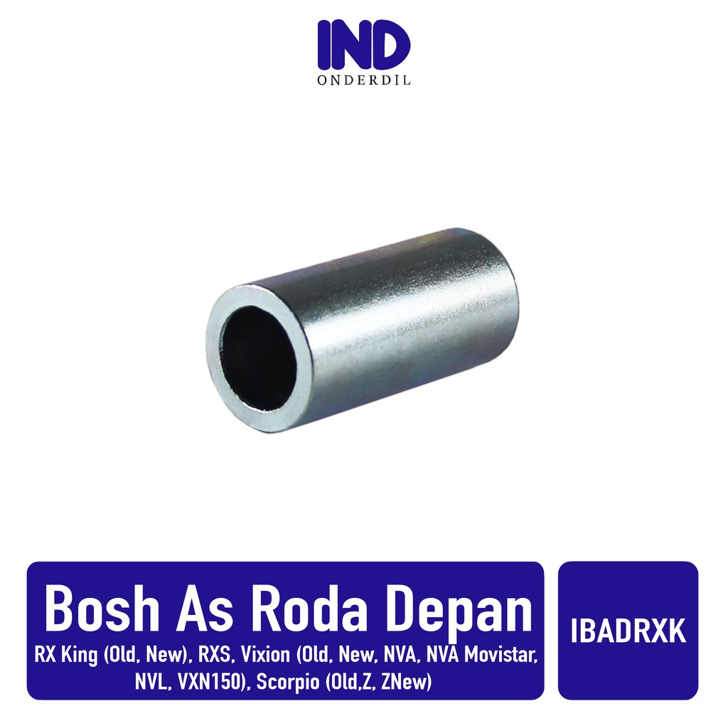 Bosh/Bos Laher/As Roda Tengah Tromol Depan/Spacer RX King/RXKing/RXS/Scorpio/Vixion 15x22.3x47.7