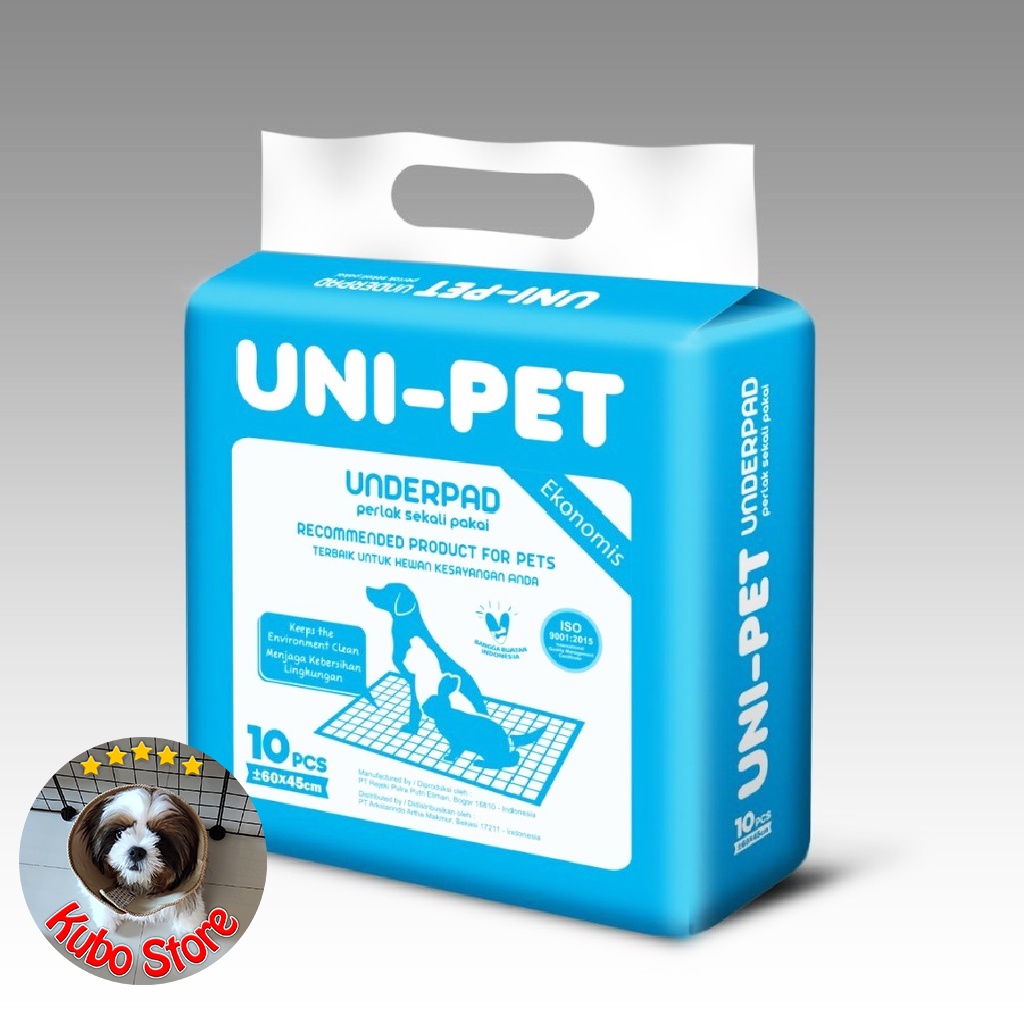 Underpad Unipet Uni-Pet Oto 45x60 Kecil untuk Anjing Kucing Kelinci Size M