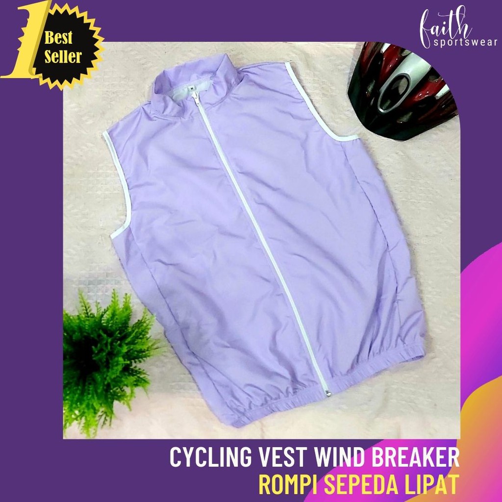 ROMPI OLAH RAGA/ ROMPI SEPEDA POLOS BERWARNA LILAC PASTEL Pria/Wanita