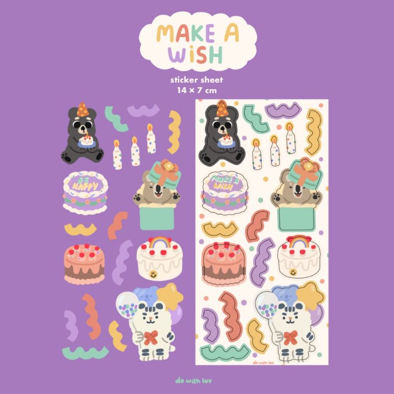 

Do With Luv | Make a Wish Sticker Sheet