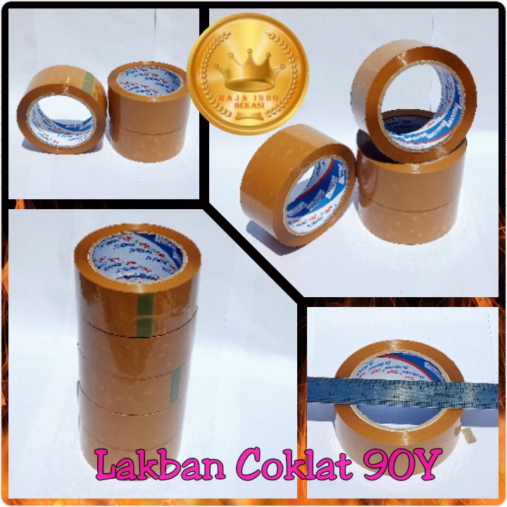 Lakban Coklat 90 Yard 45 Mm Lakban Besar St Morita Murah