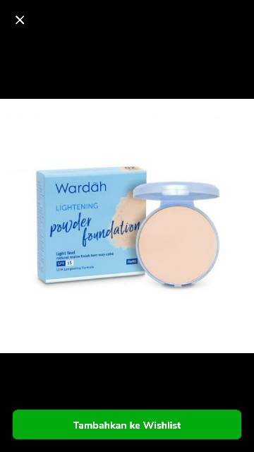 WARDAH REFILL LIGHTENING POWDER FOUNDATION LIGHT FEEL