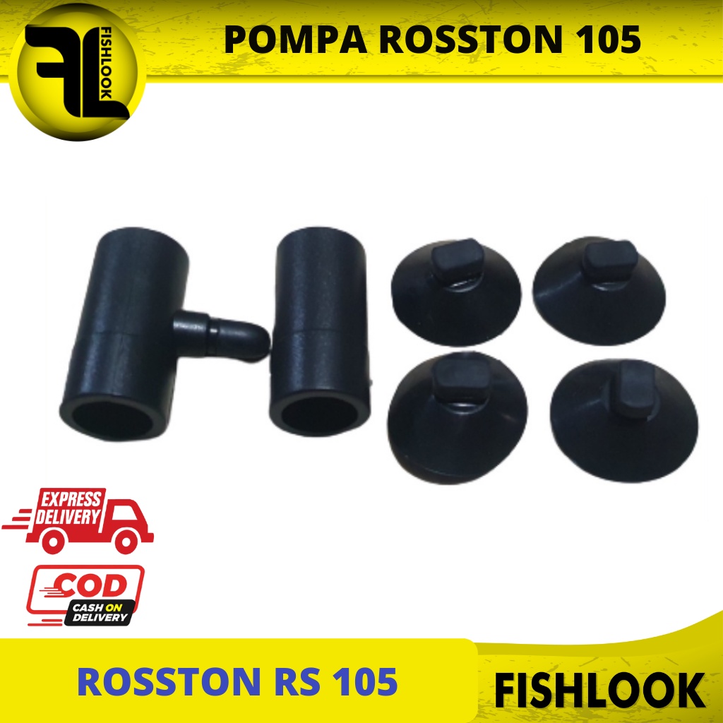 Rosston RS-105 RS105 Pompa Celup Kolam Aquarium Hidroponik Powerhead