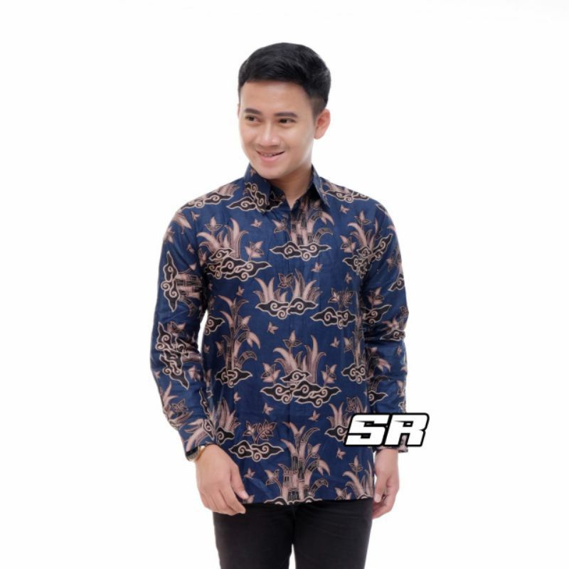 BAJU COYPLE AYAH DAN ANAK MOTIF DAUN PANDAN - KEMEJA BATIK ANAK DAN AYAH SERAGAM - COUPLE BATIK KELUARGA