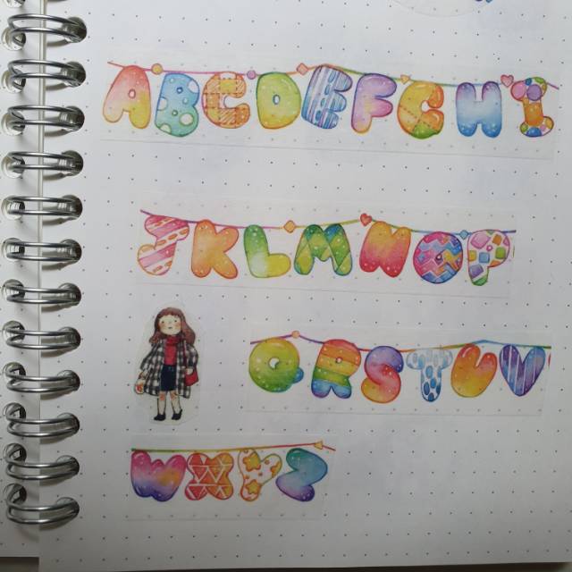 

washi tape sample for scrapbook and journal ( per meter )