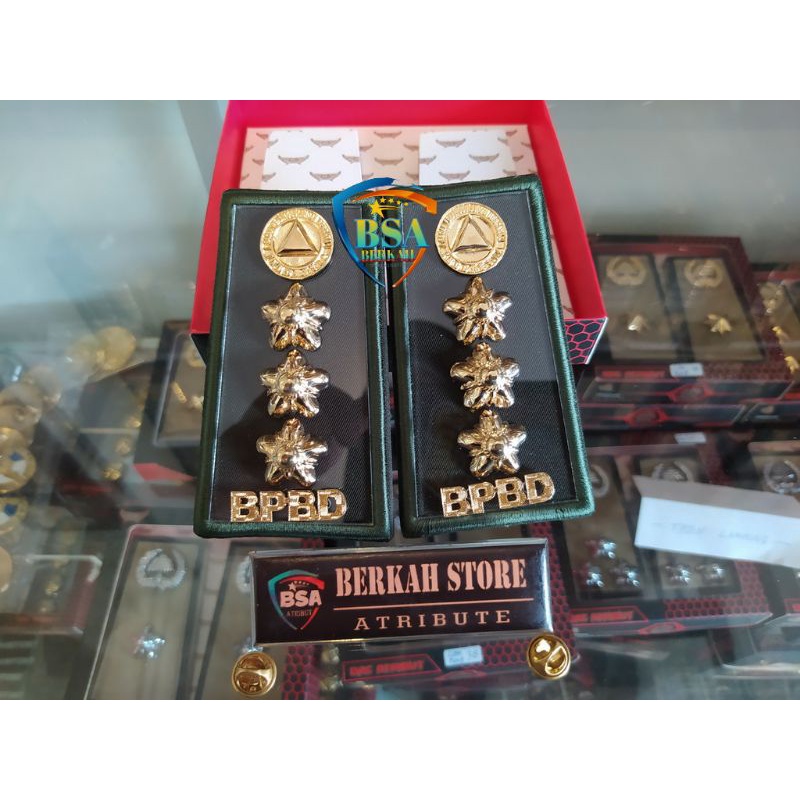 (COD) PANGKAT BPBD GOLONGAN 4B LIST KHAKI - EXCLUSIVE