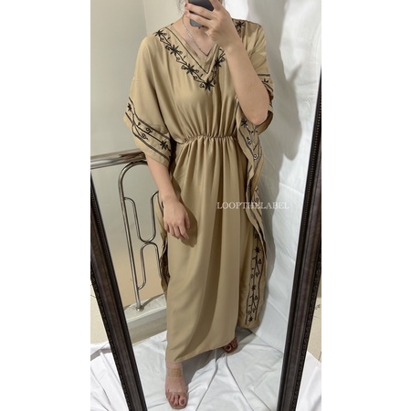 AMENA KAFTAN DRESS - TERUSAN KAFTAN / DRESS HIJAB BUMIL / DRESS KONDANGAN / FORMAL DRESS / DRESS MUS