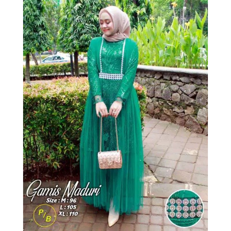 PRODUK OROGINAL/GAMIS KONDANGAN MEWAH/GAMIS MADURI/BY PB