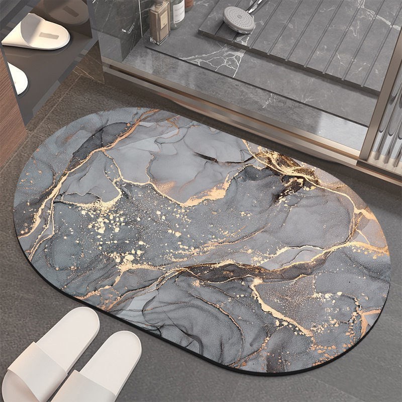 Karpet Kamar Mandi Kering Termurah Bahan Karet Menyerap Air Terkini Motif E5X3 Awet Besar Terlaris T