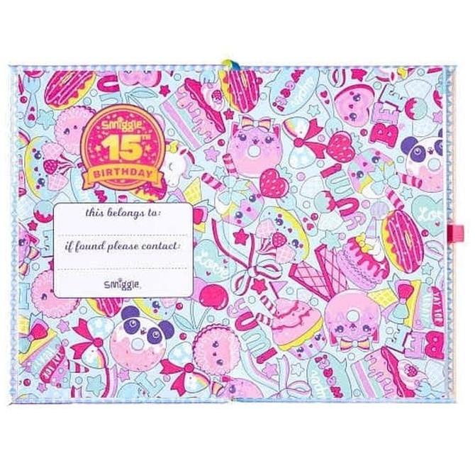 

Smiggle 15th Birthday A5 Luxe Notebook - Buku Tulis Smiggle