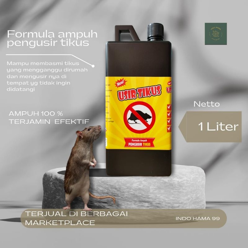 pengusir dan pembasmi tikus kemasan 1 liter