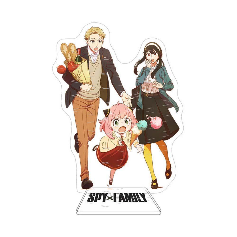 Lanfy Acrylic Stand Kartun Anime Akrilik Dekorasi Mainan Koleksi Model Yor Forger Loyor Loid Figure Model Mainan