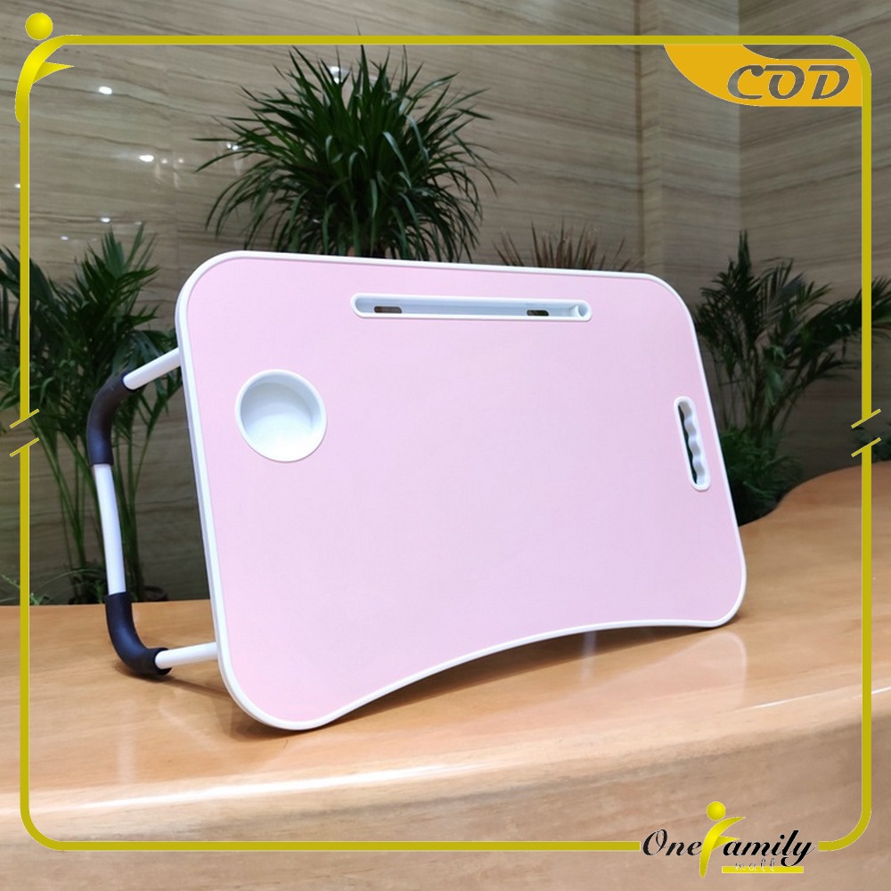 ONE-C78 Meja Laptop Lipat Portable Meja Belajar Anak Multifungsi Anti Air Karakter dan Polos Murah-3