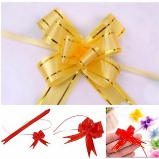 ( Pak 10 Pc ) PITA TARIK JEPANG MOTIF - PITA 33CM 41CM 48CM / PITA SOUVENIR / PITA JADI / PITA KADO PLASTIK / HIASAN PARCEL HAMPER - PULL BOW PLASTIC RIBBON