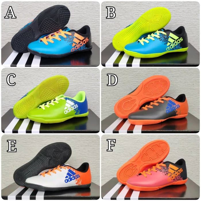 SEPATU FUTSAL ADIDAS ANAK / SEPATU FUTSALL OLAHRAGA ANAK ORIGINAL zuki store