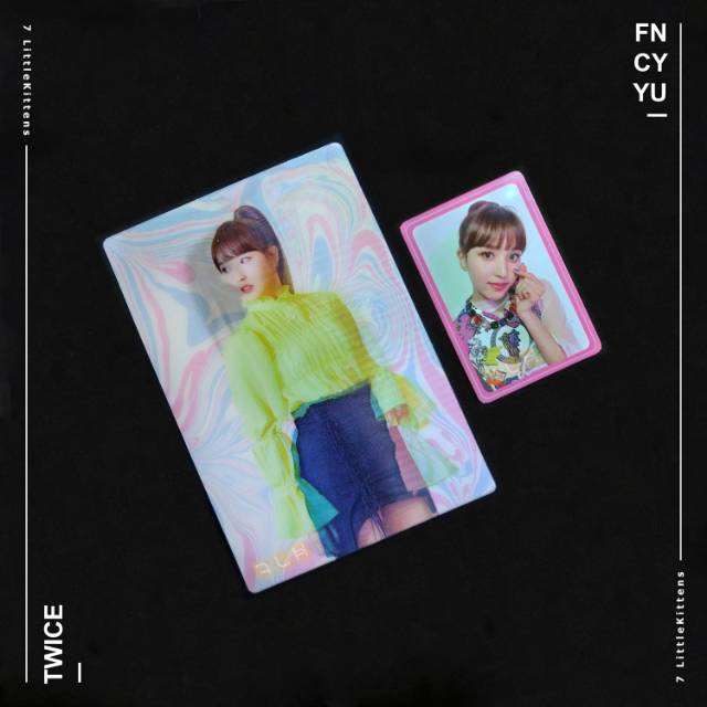 Mina Lenticular + Photocard - Twice Offical Album 'Fancy You' Unsealed