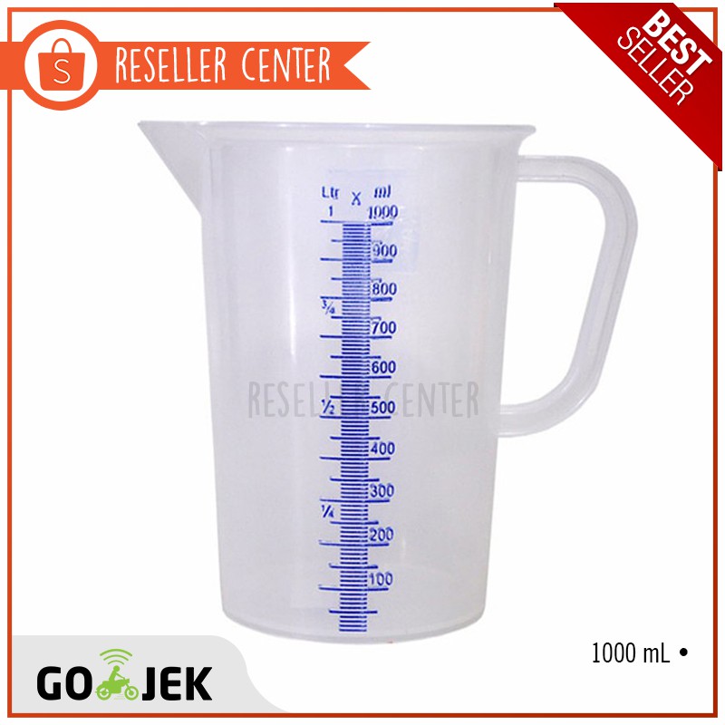 Jual Gelas Ukur 1l Gelas Ukur Green Leaf Gelas Takar Plastik Measuring Cup 1 Liter 3080