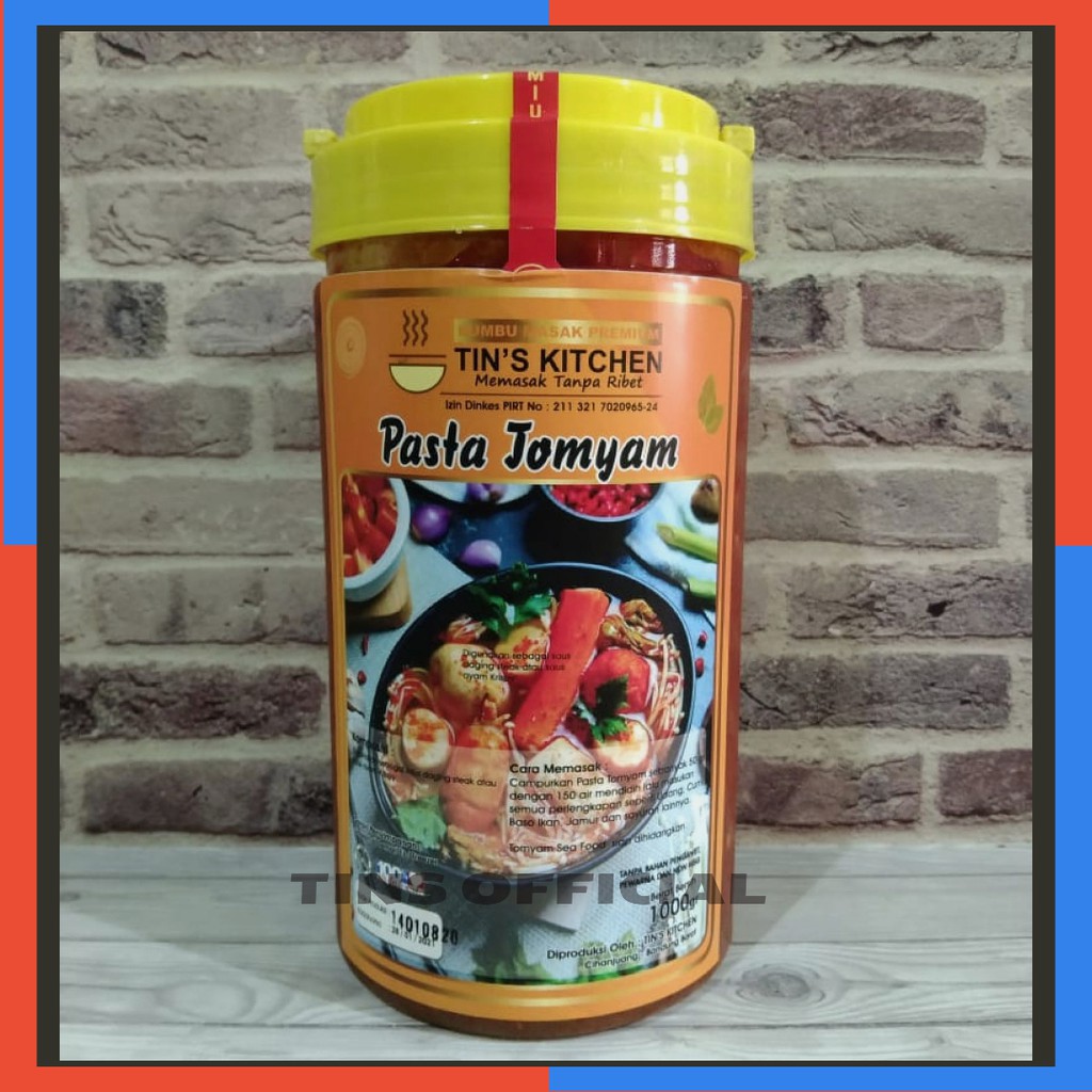 

Bumbu Masak TINS KITCHEN Pasta Tomyum / Tomyam Instan Praktis Premium Rasa Resto 1kg