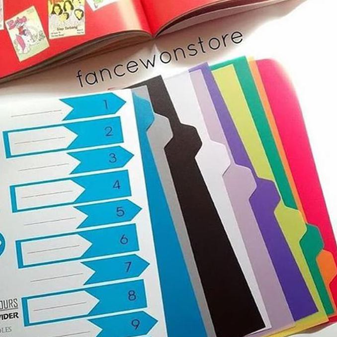 

HOT SALE Pembatas Divider Binder 20 Ring/ 26 Ring Terjamin