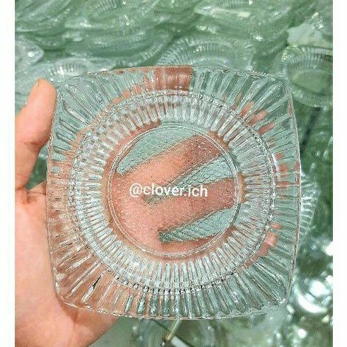 Mini Astray / Asbak rokok kecil gelas kaca kedaung murah