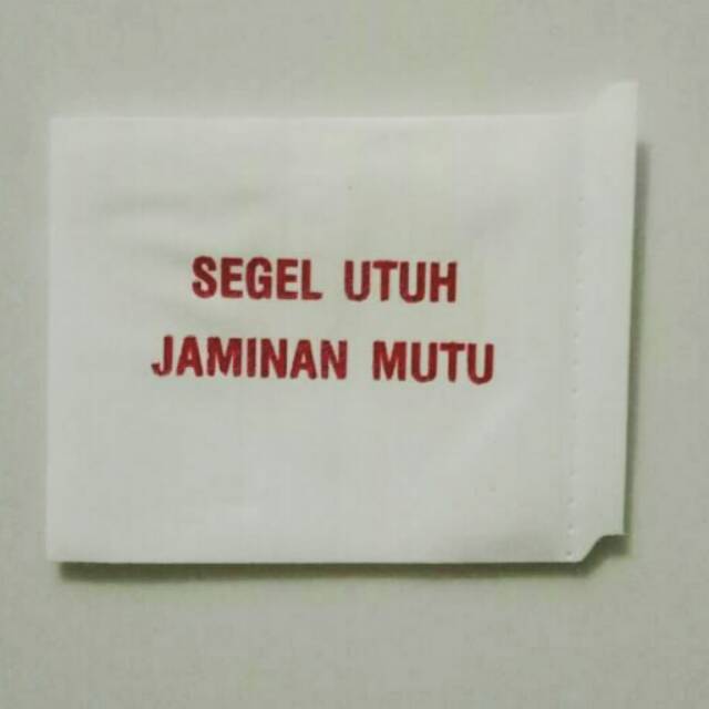 Segel utuh / segel toner / segel antis / segel botol / segel tutup / plastik segel