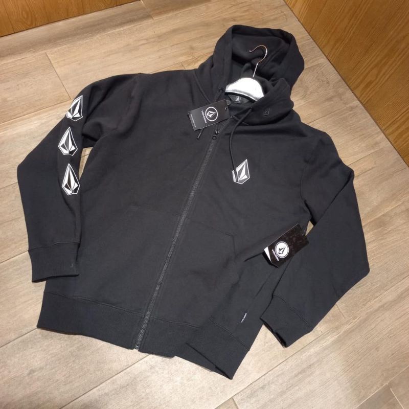 Zip Hoodie Volcom Stone Black