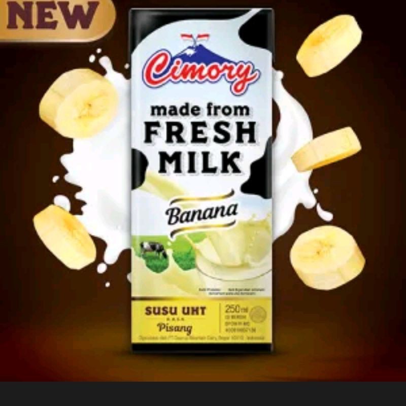 susu Cimory banana uht 250 ml