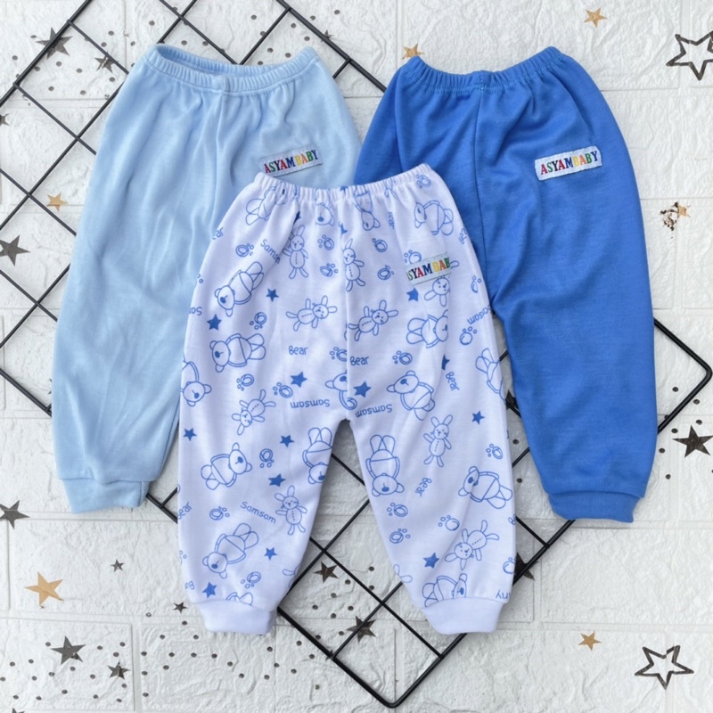 3 PCS Celana Panjang Celana Bayi Baru Lahir Celana Pendek Newborn Bawahan Celana Panjang DNW BABY