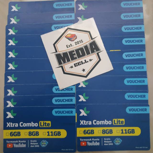 Voucher Data XL 11GB [Kode Bisa Dikirim via Chat]