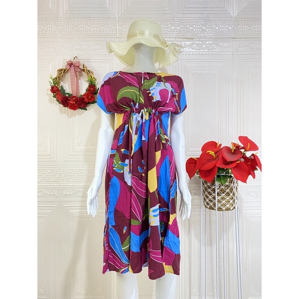 Daster ruffle serut / daster ruffle busui viral / daster serut rempel selutut-