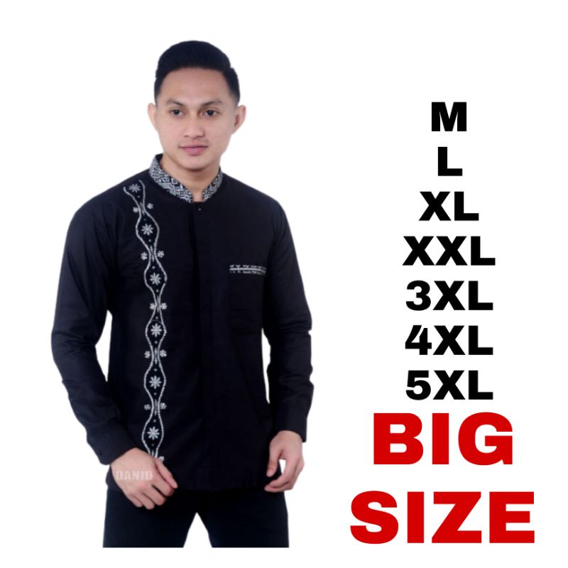 Batik KOKO  Jumbo M / 5XL koko  Lengan Panjang Motif  09 MURAH BATIK JUMBO