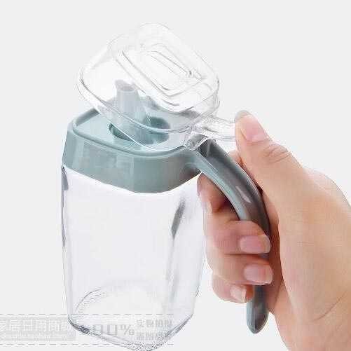 Botol Minyak Serbaguna Seasoning Glass Jar 550ml - ZL2016 - KOTAK 550ML