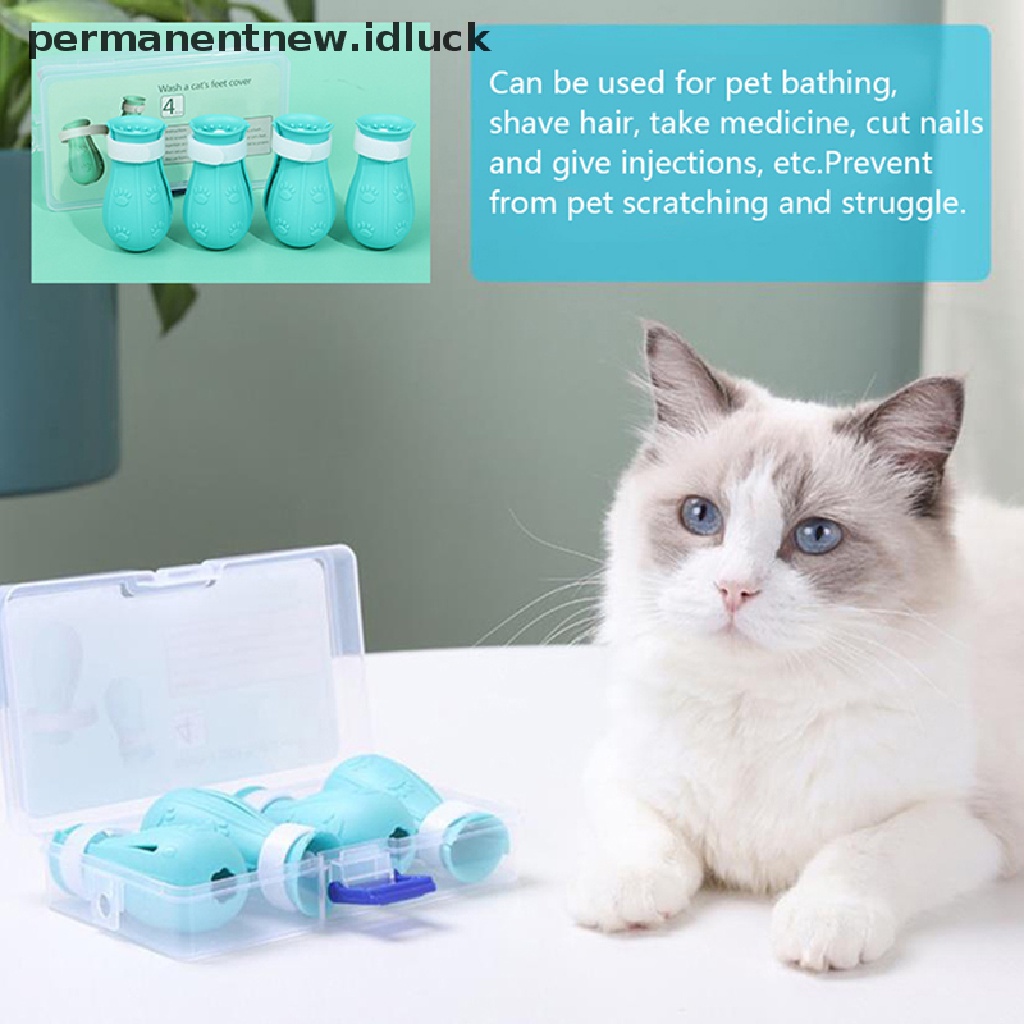 Cover Pelindung Kuku Kaki Kucing Anti Besar Untuk Mandi