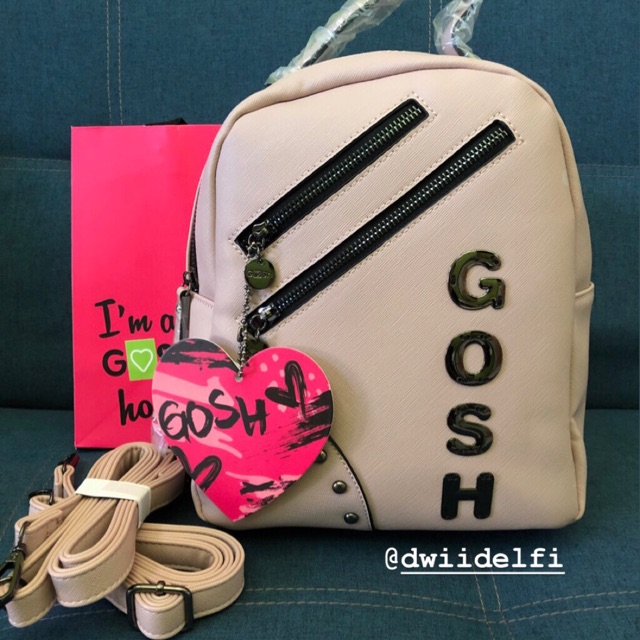 Gosh new sale ready art 325 pink Gosh ransel pink