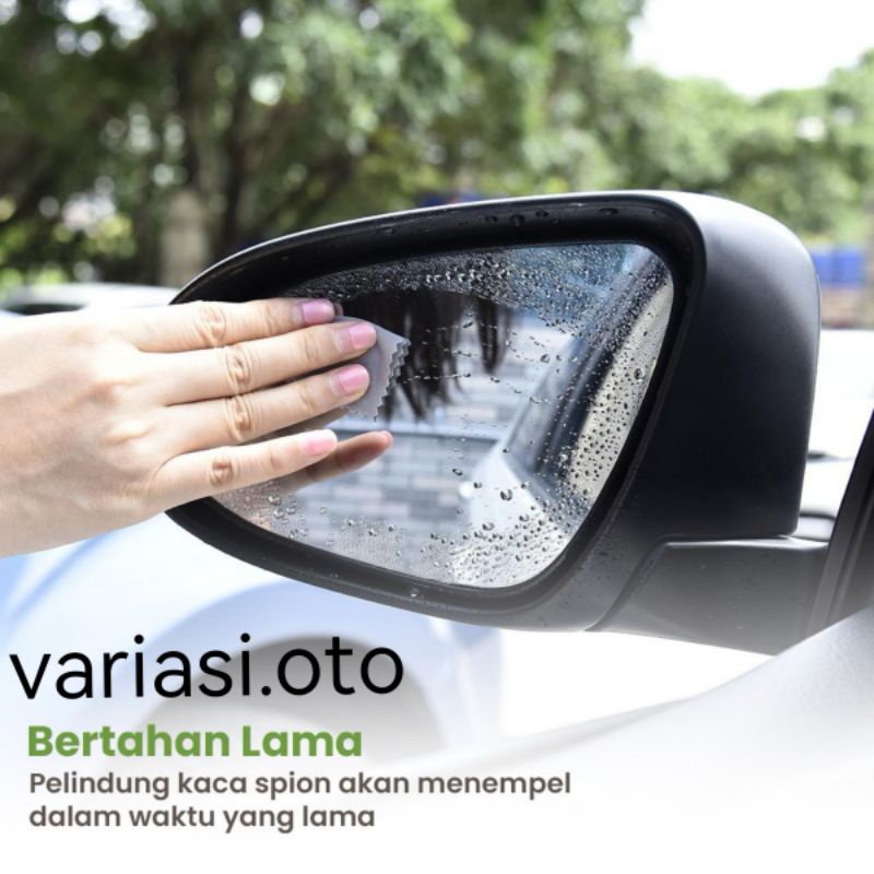 ANTI FOG KACA SPION MOBIL 2PCS WATERPROOF CAR PROTECT ANTI GORES ANTI EMBUN AIR