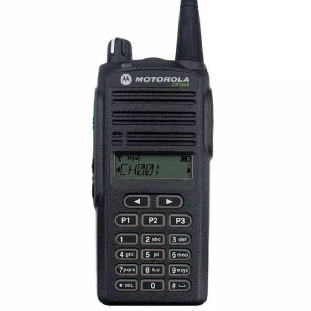 HT motorola CP 1660 VHF 136-174.Lithium battrey.100% original.