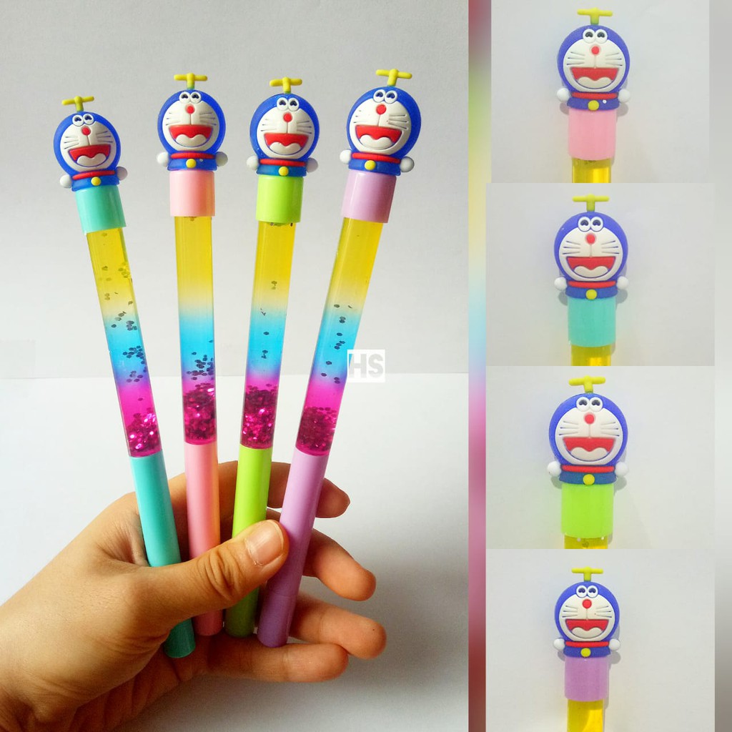 Stationary Unik Pulpen Kekinian Lucu Unik Doraemon Air Alat