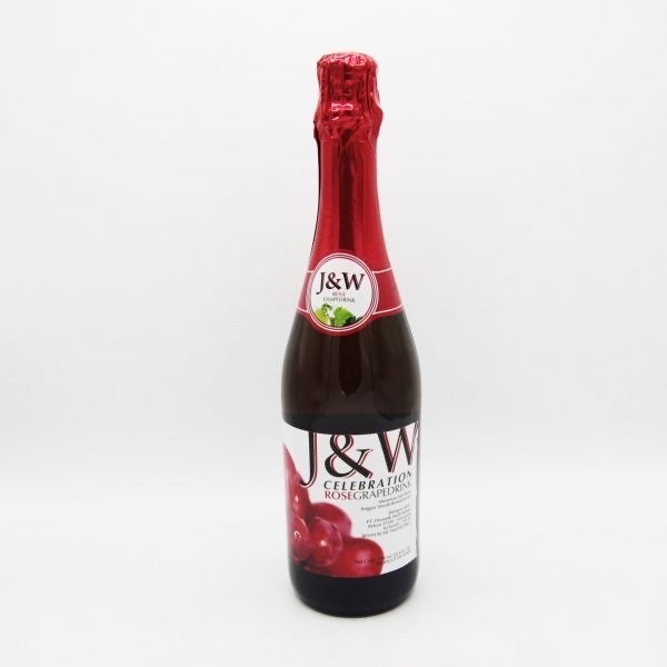 J&W Sparkling Celeb Rose Grape Drink-Minuman Sari Buah 750ml