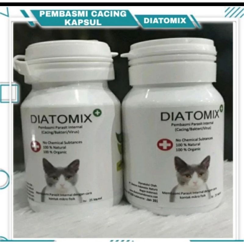 obat cacing diatomix pembasmi parasit internal obat cacing kucing anjing