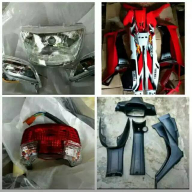 PROMO Full set body fiz r atau vega lama merah hitam