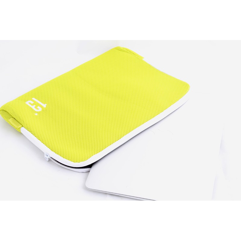 Tas Laptop / Macbook Softcase Sleeve Diniwell 15 16 inch - hijau neon