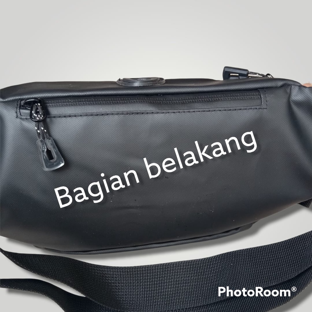 Promo!! Waistbag Pria Wanita Anti Air Tas Pinggang Waterproof Pria