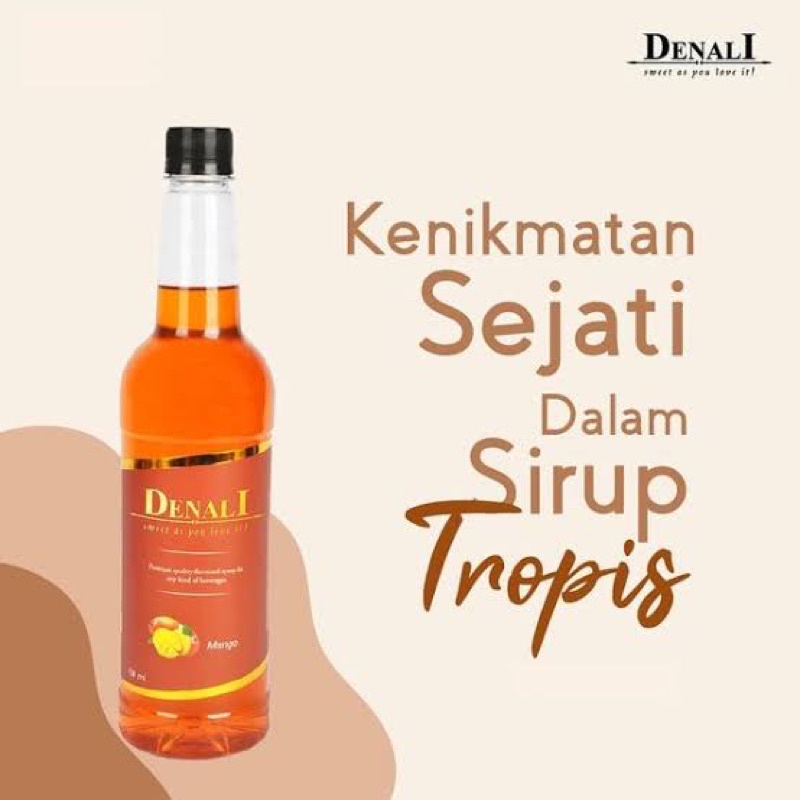 

Denali Mango Frappe Squash 750ml Gourmet Syrup Solusi Cafe Indonesia