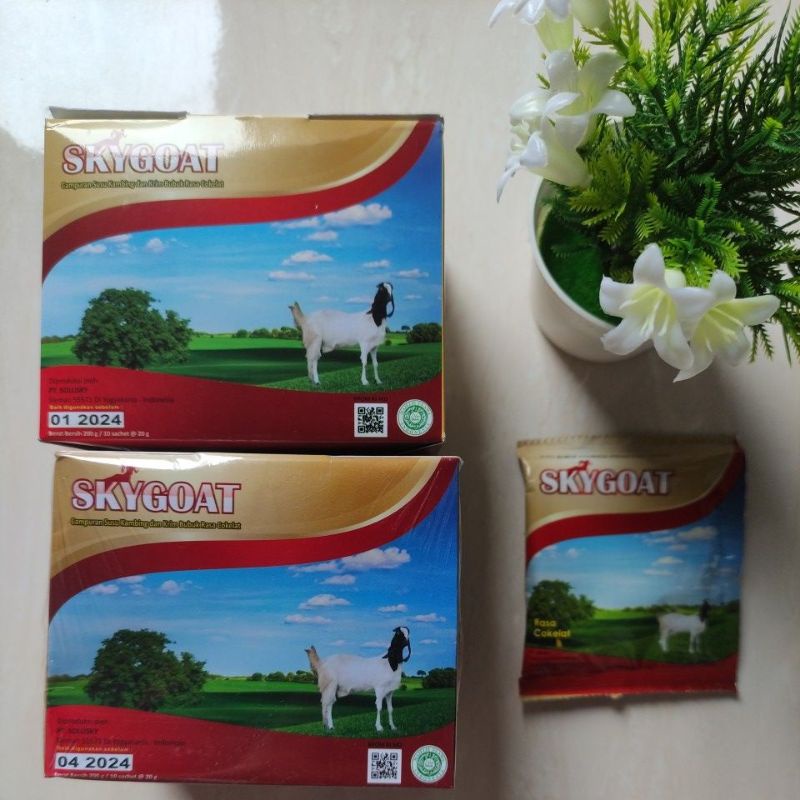 

susu kambing skygoat coklat isi 10 sachet