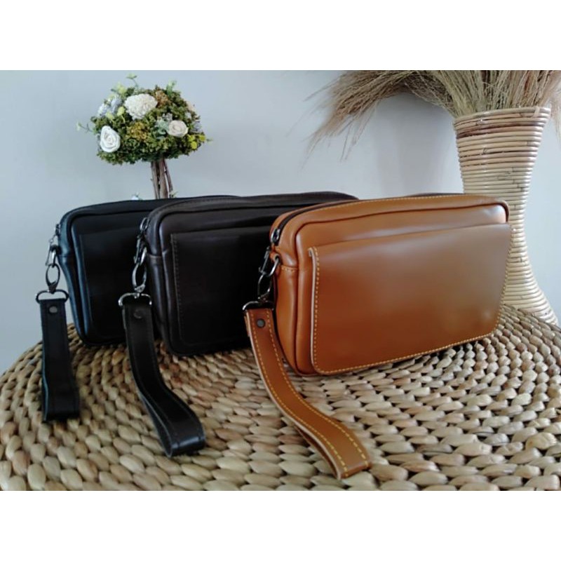 HANDSBAG PRIA & WANITA KULIT ASLI 100%ORIGINAL// TAS TANGAN TREND 2021