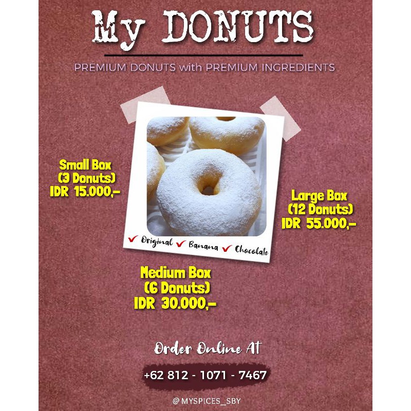 

PREMIUM DONUTS