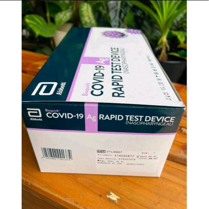 SWAB Antigen Mandiri PANBIO ABBOTT BIOQUICK NASO (1 BOX: 25 pcs)