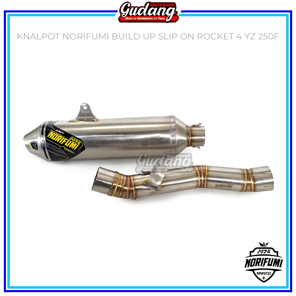 Knalpot Norifumi Bulid Up Slip On Rocket 4 KTM 250 SX-F KX 250F YZ 250F Original Norifumi
