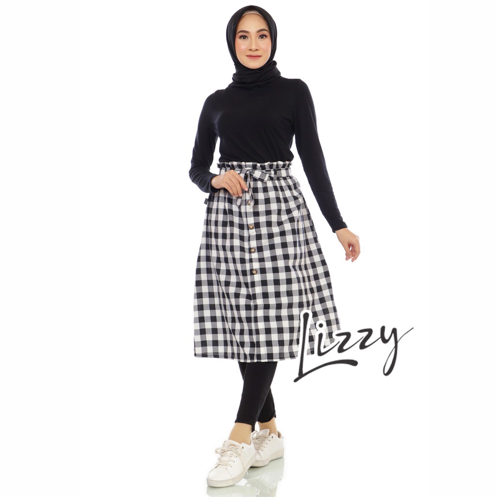 Lizzy - MIDI SKIRT SQUARE