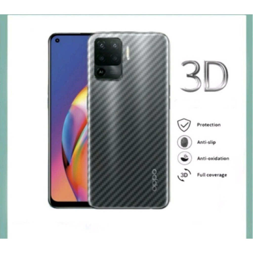 BCS - garskin sticker carbon samsung a32 4G, samsung a32 5G, samsung a50/a50s/a30s, samsung a51 4G - antigores nelakang-3